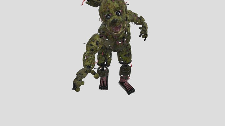 Springtrap Fnaf Ar (1) 3D Model