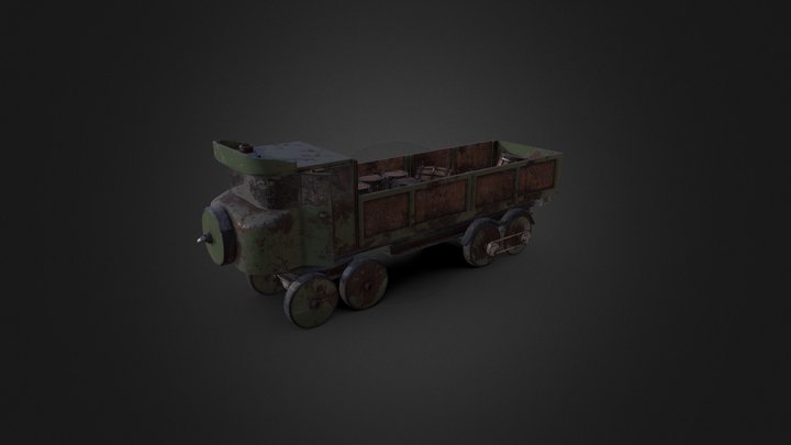 Sentinel_Steam_Wagon 3D Model
