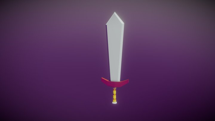 Ejercicio 1:Espada LowPoly 3D Model