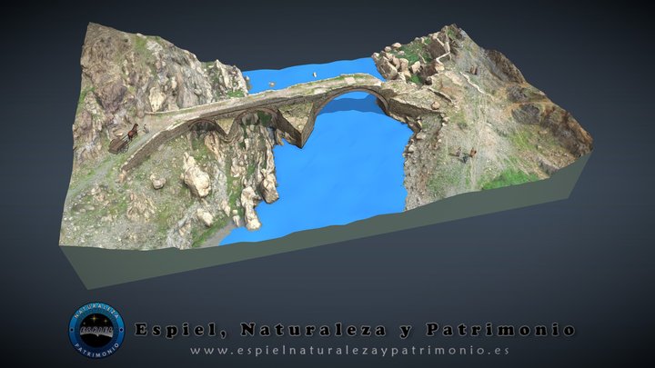 Puente Romano de Espiel 3D Model