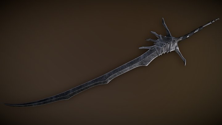 Fantasy Sword 3D Model