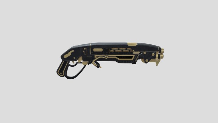 Gnasher - Custom Paintjob: Midnight Baller 3D Model