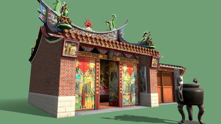 城隍廟City God Temple (2020) 3D Model