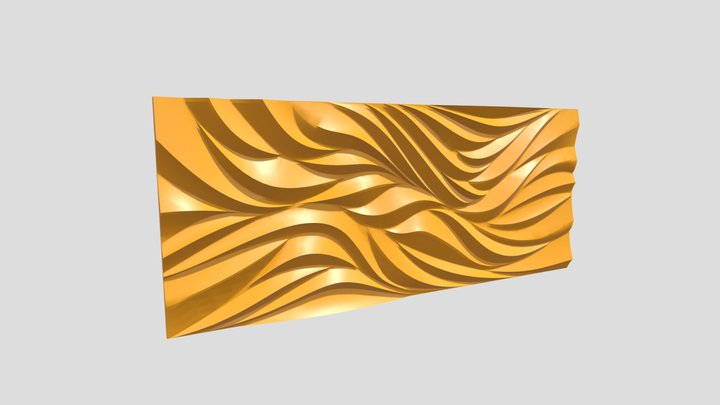 Декоративная панель / Decorative panel 3D Model