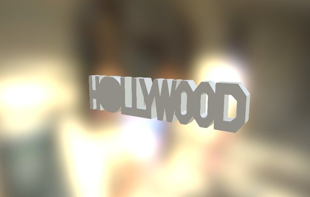 Hollywood 3D Model