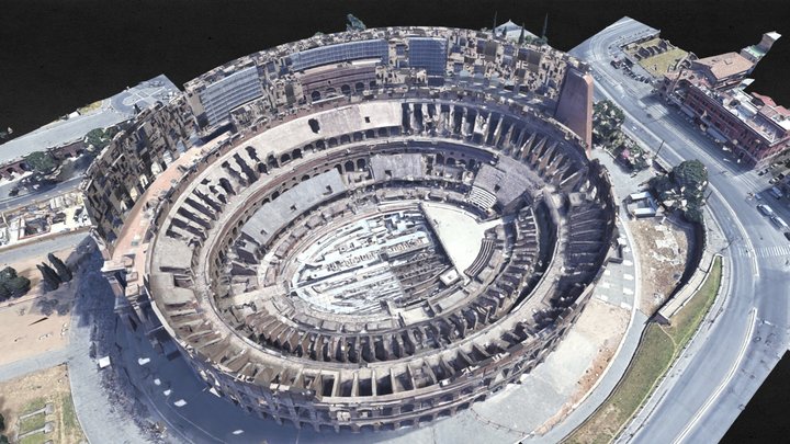 Coliseum Rome 3D Model