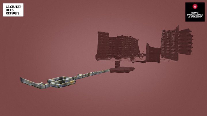 Refugi antiaeri núm. 0221-Avda Josep Tarradellas 3D Model