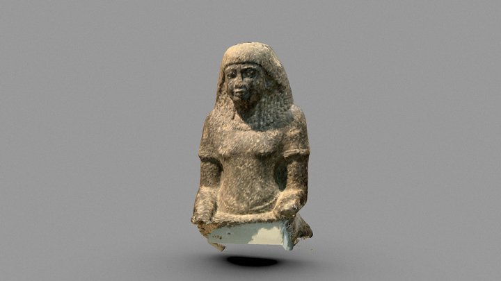 Bust from a seated statue