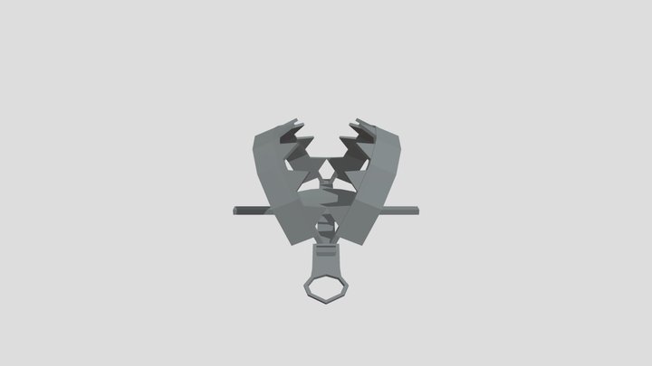 Bear Trap Closed 3D Model