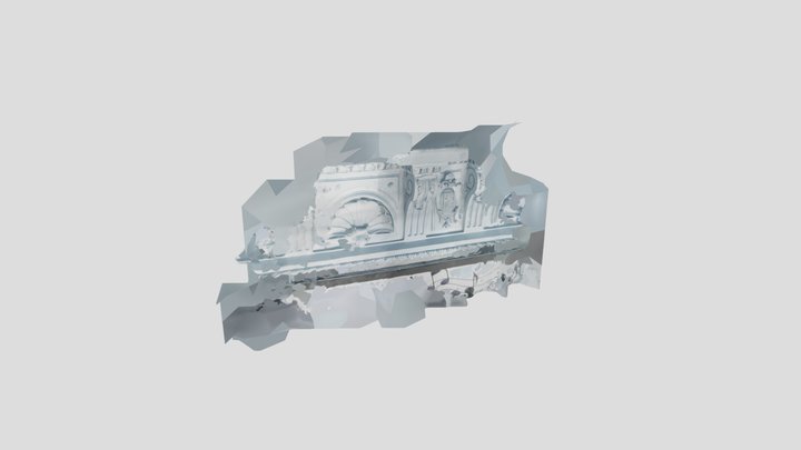 Пилястра_капитель_стена_в_потолок 3D Model