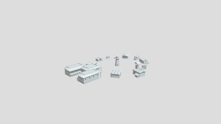 Avarice Building Collection 3D Model