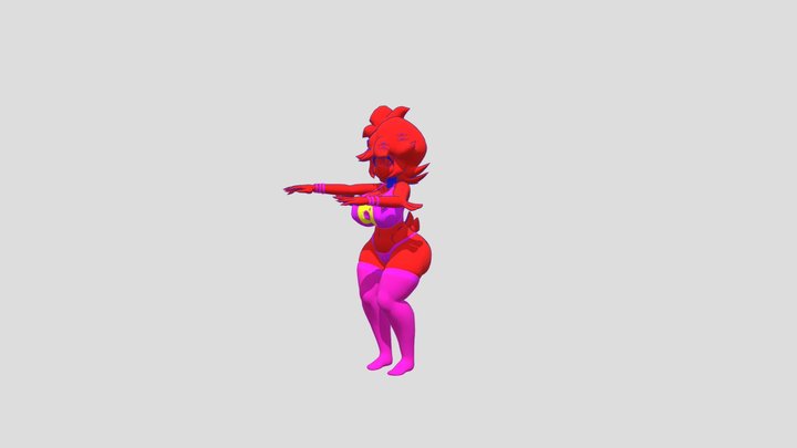 chiku oie 3D Model