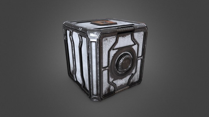 Sci-fi/Post-apo Box/Container/Storage 3D Model