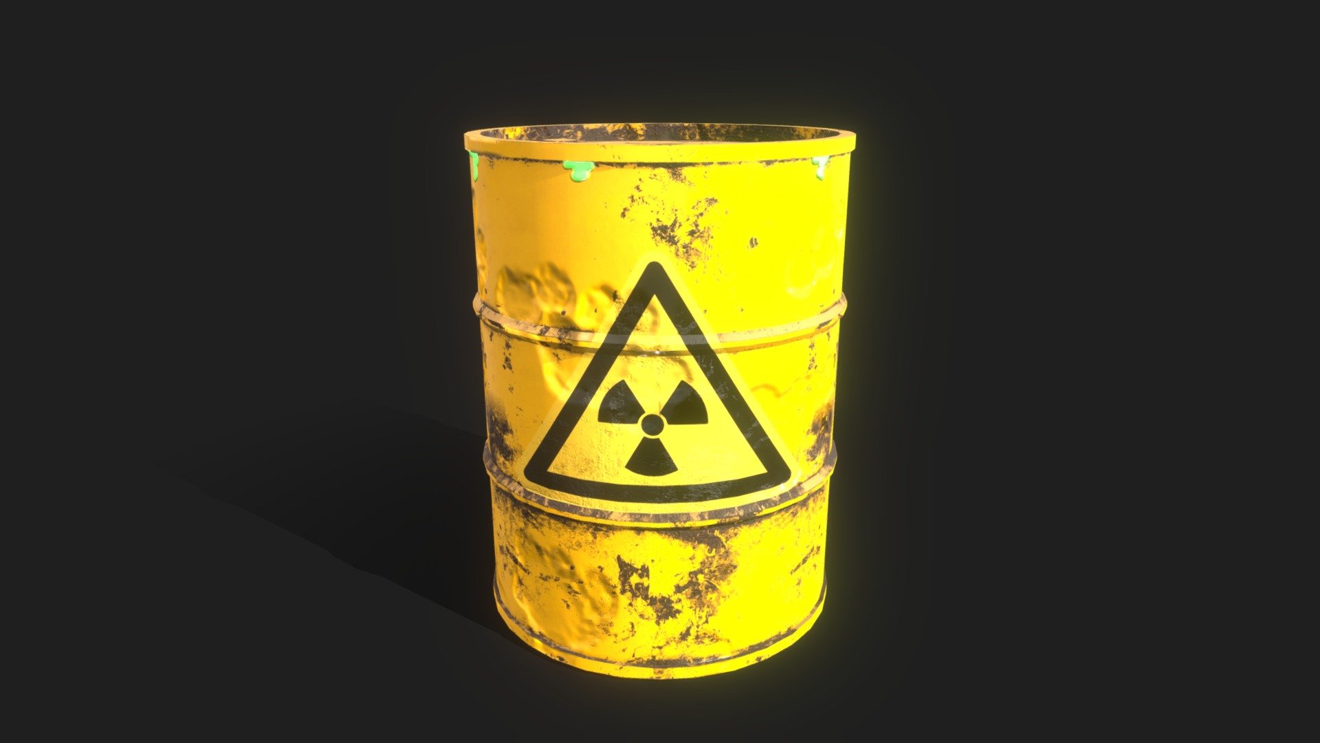 Toxic Barrel - 3D model by kyebaker [1204eb9] - Sketchfab