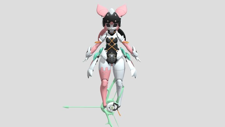 Aria Robot Form ZZZ 3D Model