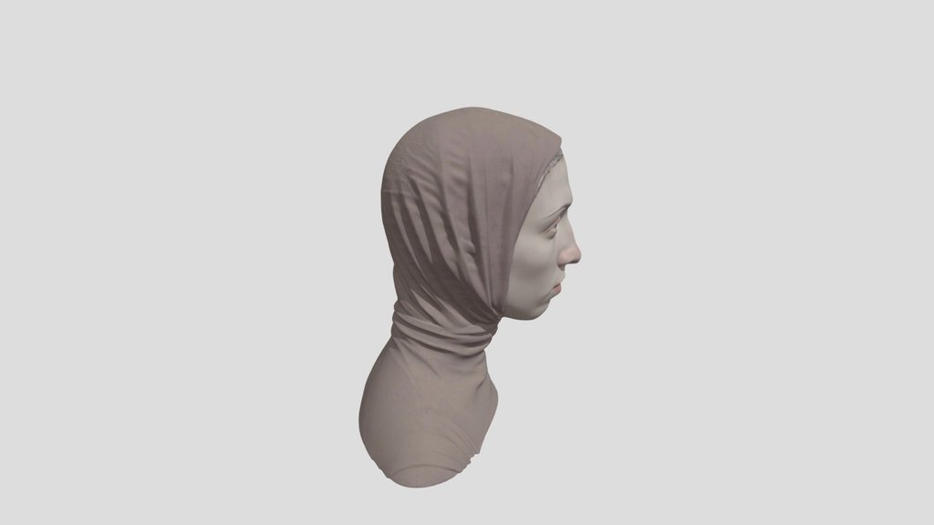 A Headscarfed Person by Tripo