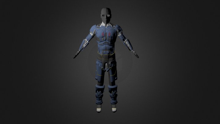 Cyborg MonsterGuard from "Deadstar" 3D Model