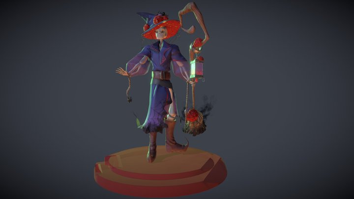 Skeleton - Witch – Free 3D Model STL