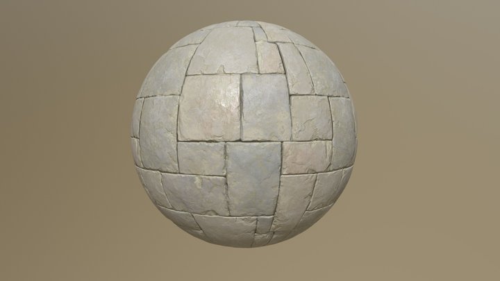 (2018) Stone Floor 001 3D Model
