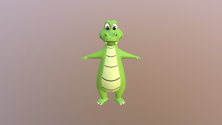 Croco 3D Model