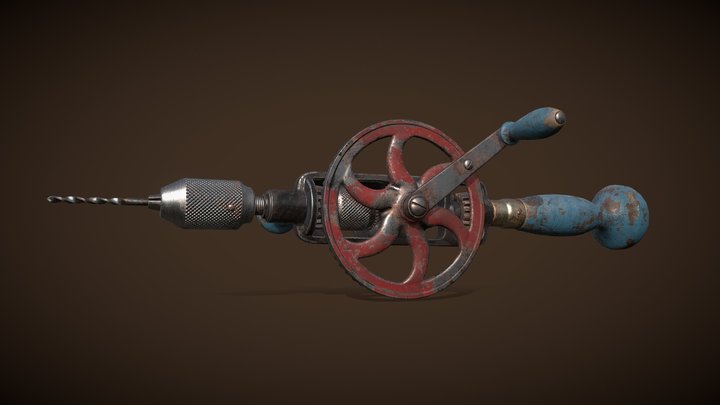Millers Falls No. 980 Drill 3D Model