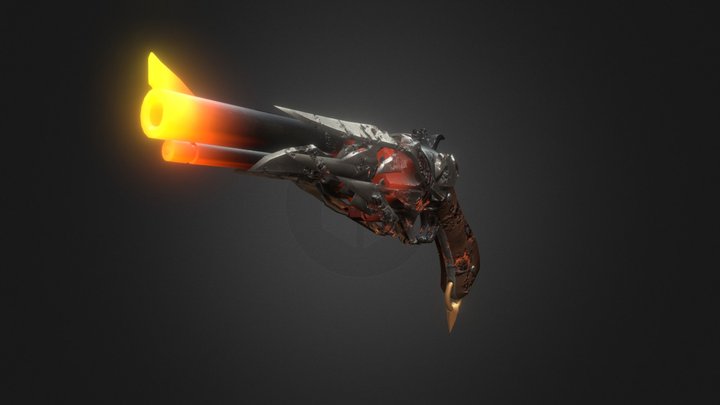 Demon Revolver 3D Model