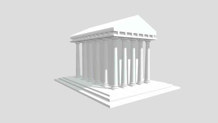 Mini Parthenon 3D Model