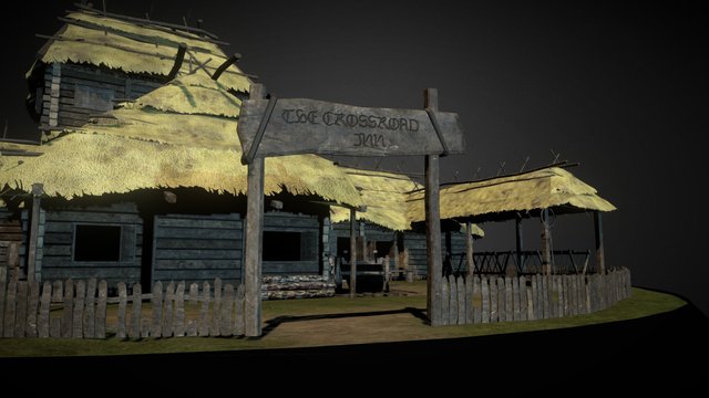 Crossroad Inn (The Witcher 3 Wild Hunt) 3D Model