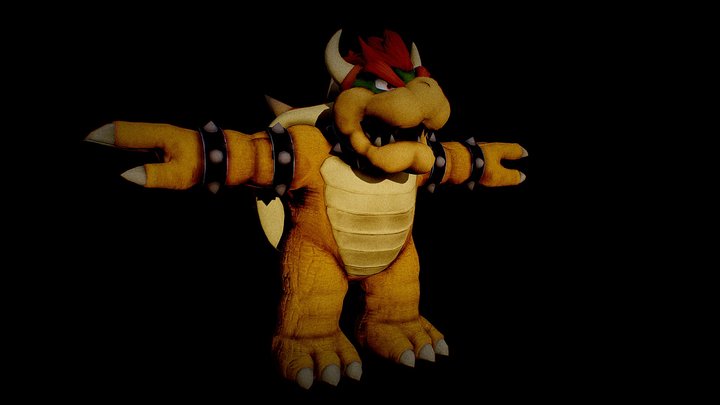 Bowser – Kostenloses 3D-Modell STL