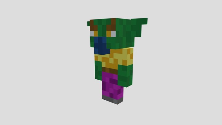 Goblin Minecraft 3D Model