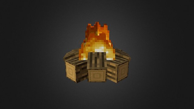Campfire - Vanilla 3D Model