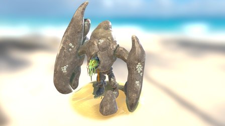 Beach Golem 3D Model