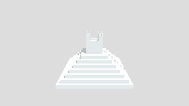 pyramid w/ ramp 3D Model