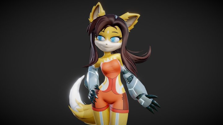 Nori Thunderbolt (Normal Outfit) 3D Model