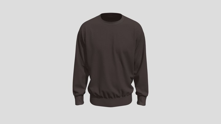 Crew-neck Sweatshirt 3D Model