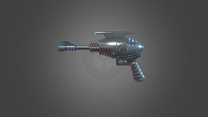 [XYZ School Detailing] Alien Blaster 3D Model