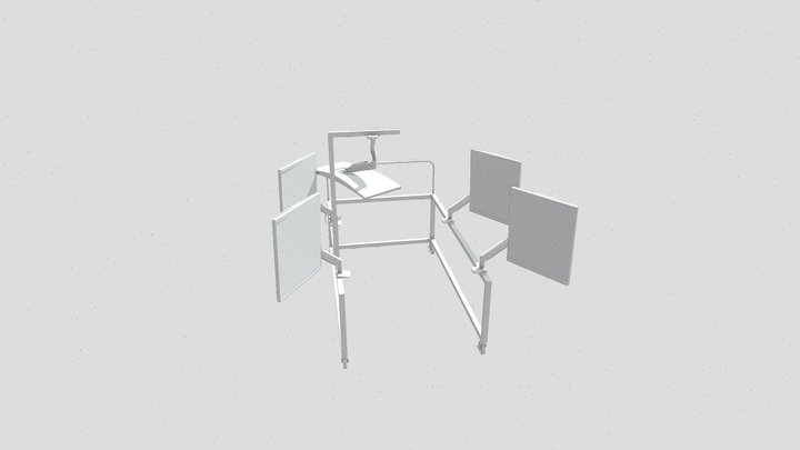 Monitor's chart 3D Model
