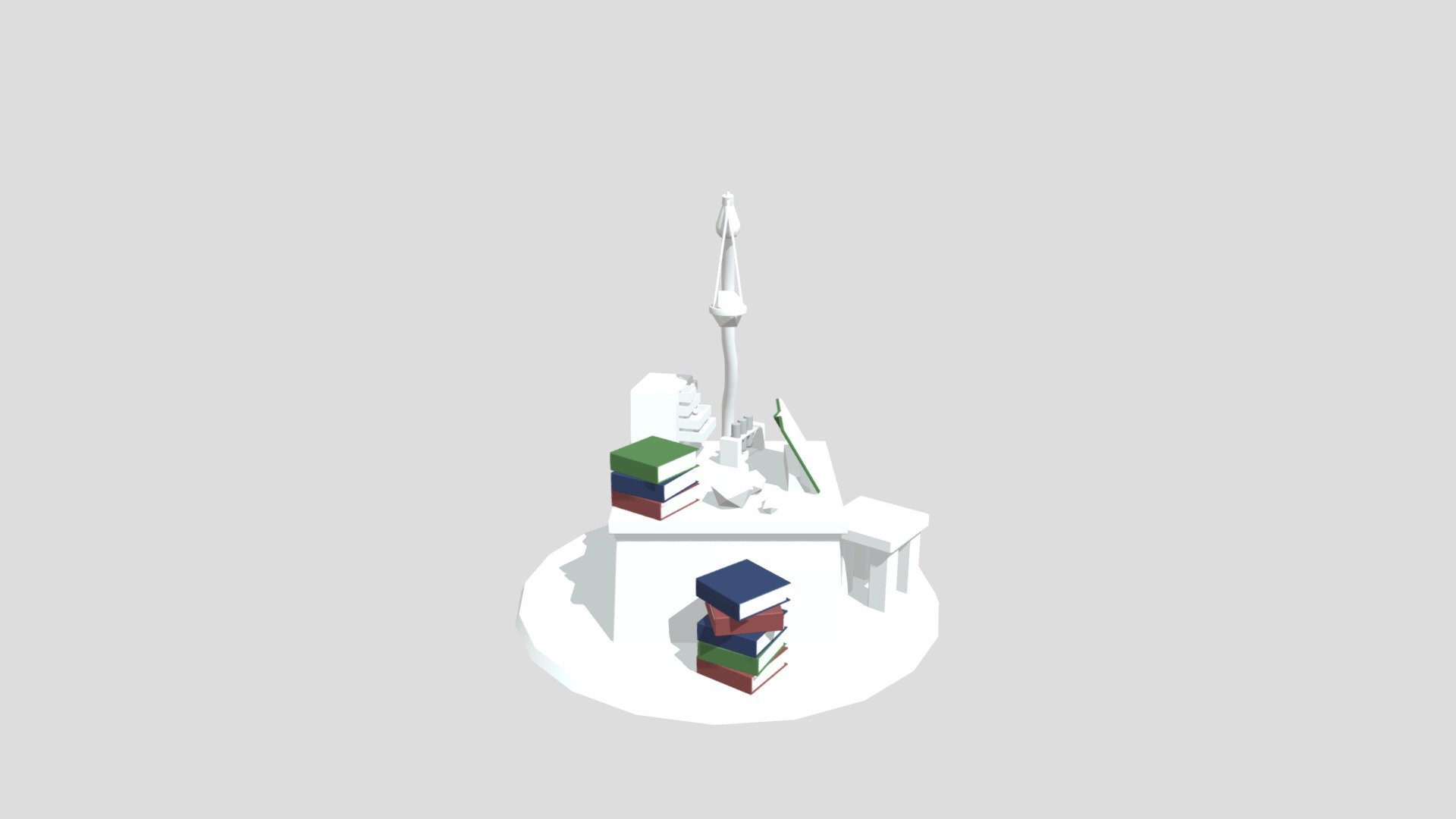 Merlins Table 01 - 3D model by HyDNeptune [120e6a6] - Sketchfab