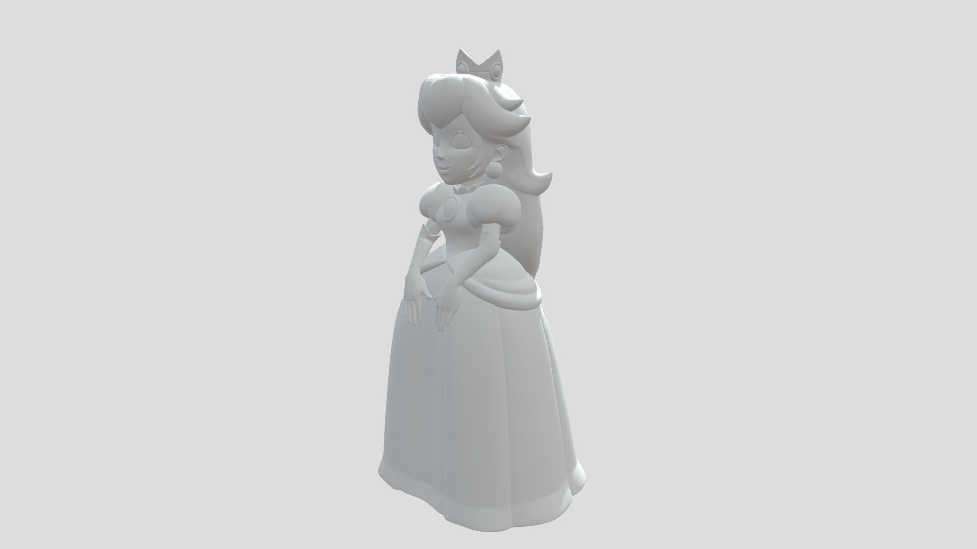 Princess Peach 2 - 3D model by eze1294 [120f225] - Sketchfab