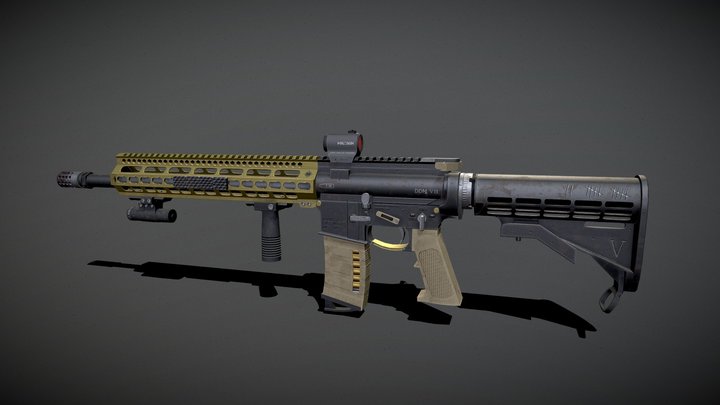 AR-15 3D Model