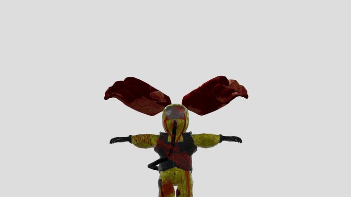SCP Hazmat Man 3D Model