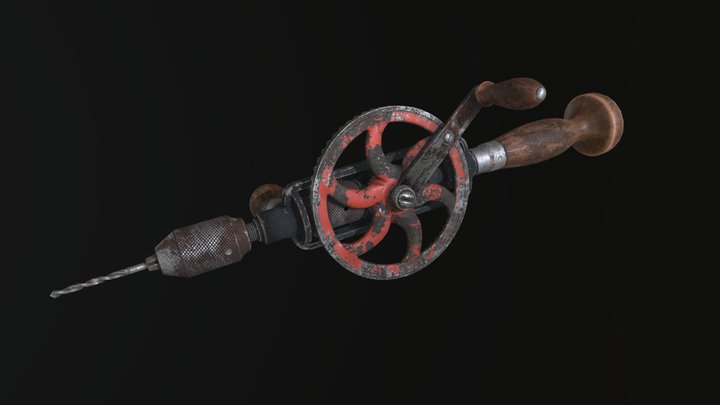 Millers Falls No. 980 Drill 3D Model