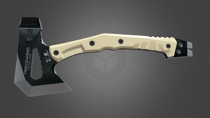 HX_Outdoors_Axe-4K-BakeMaterialTest – Free 3D Model STL