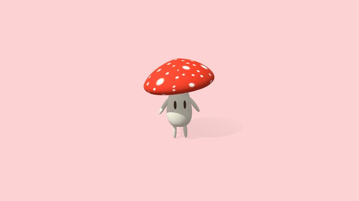 mushroom dance 3D Model
