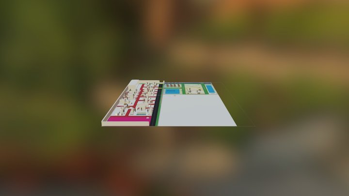 Factory Floor 3D Model