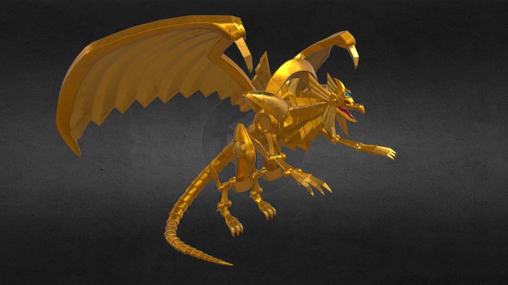 Yu-Gi-Oh! - Winged Dragon of Ra 3D Model