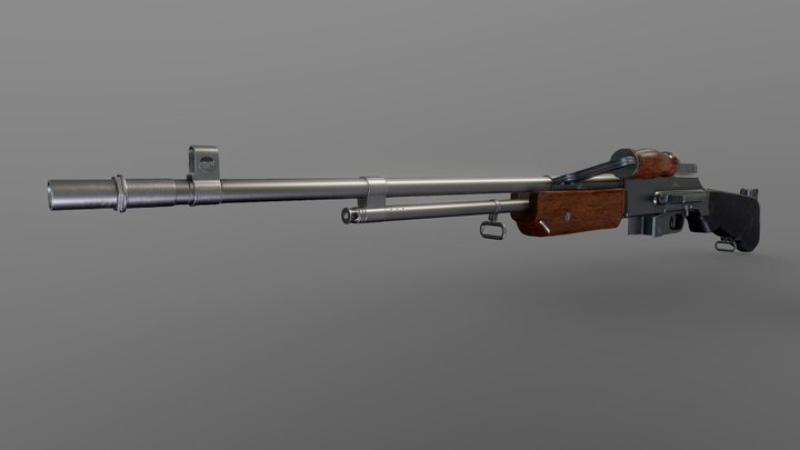B.A.R M1918 A2 - GAME READY & RIGGED ⭐ 3D Model