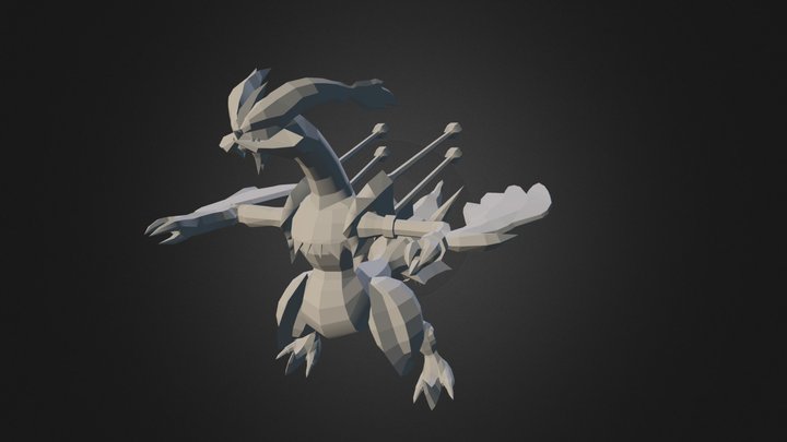 White Kyurem 3D Model