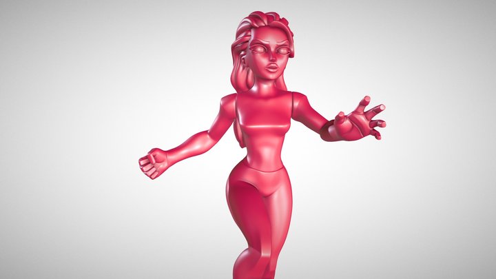 Infinidudette Pose A 3D Model