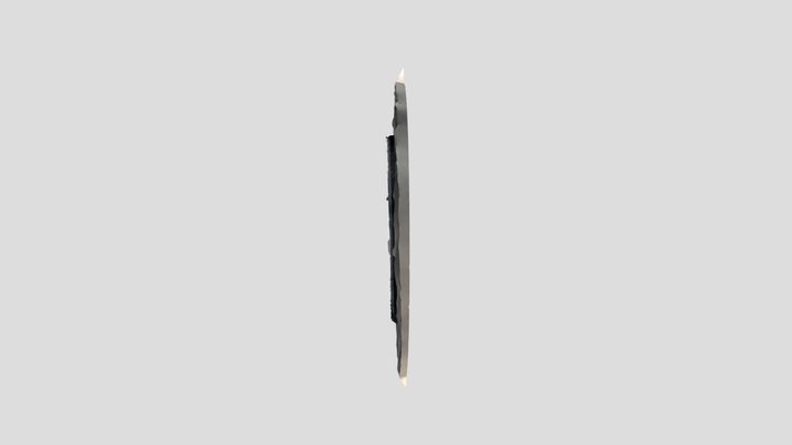 Dartboard with black surround 3D Model